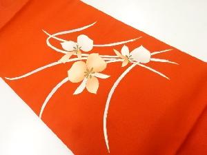 リサイクル　花模様名古屋帯